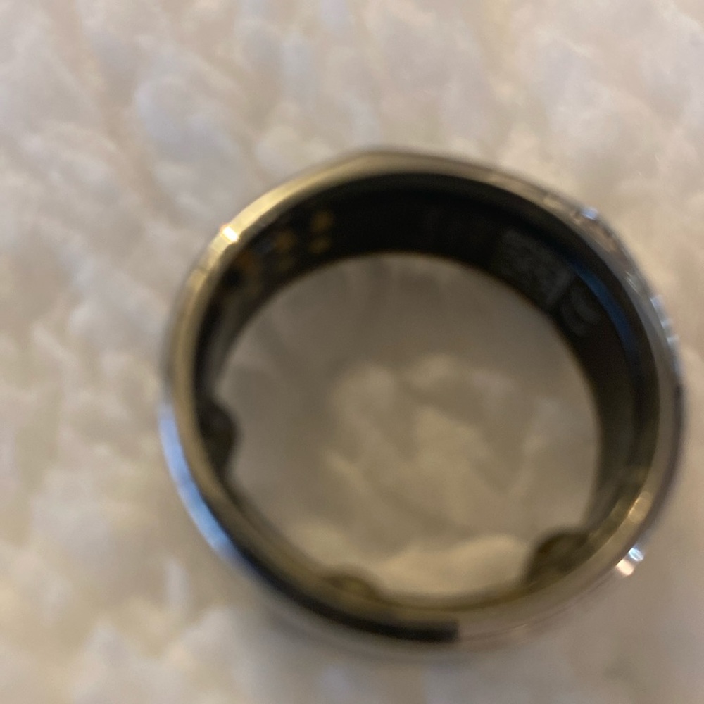 Oura smart ring size 12 it  with the silicone ring covers a bunch colors